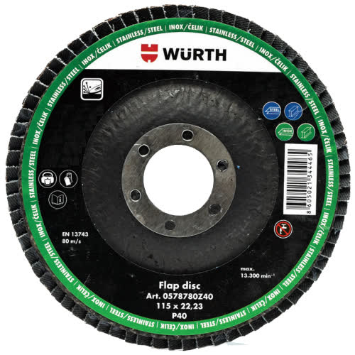 Disk gërryes lamelar-Zn-Wurth