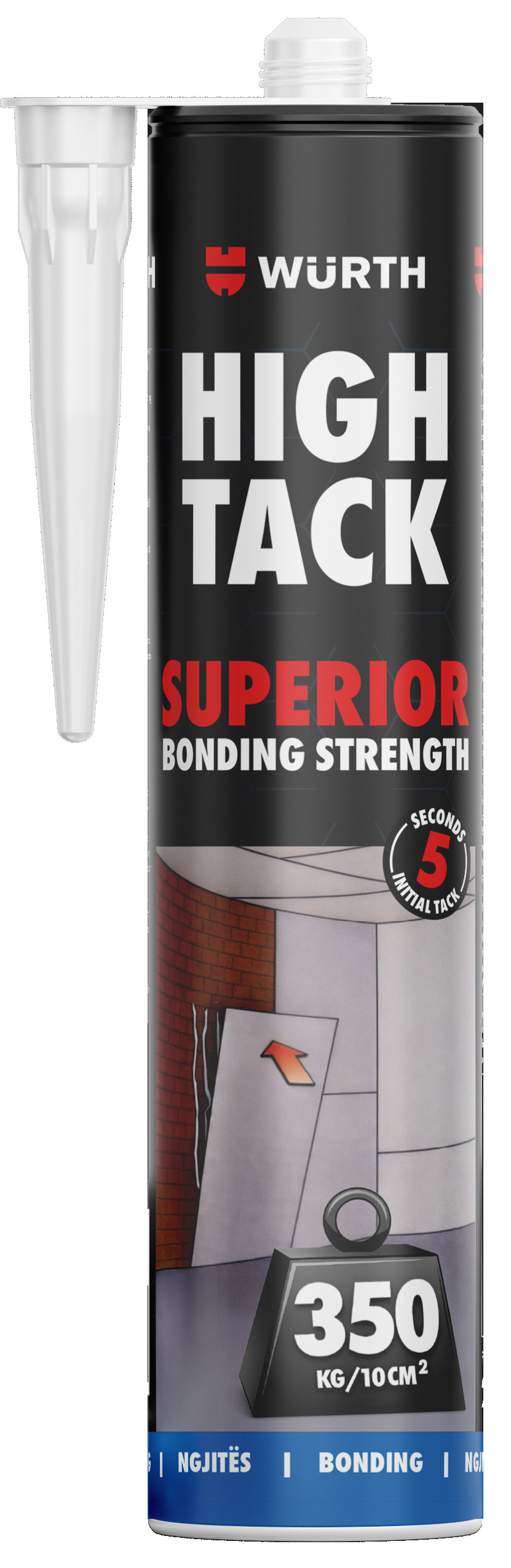 Ngjitës montimi-High Tack BLACK EDITION-hiri-280ml