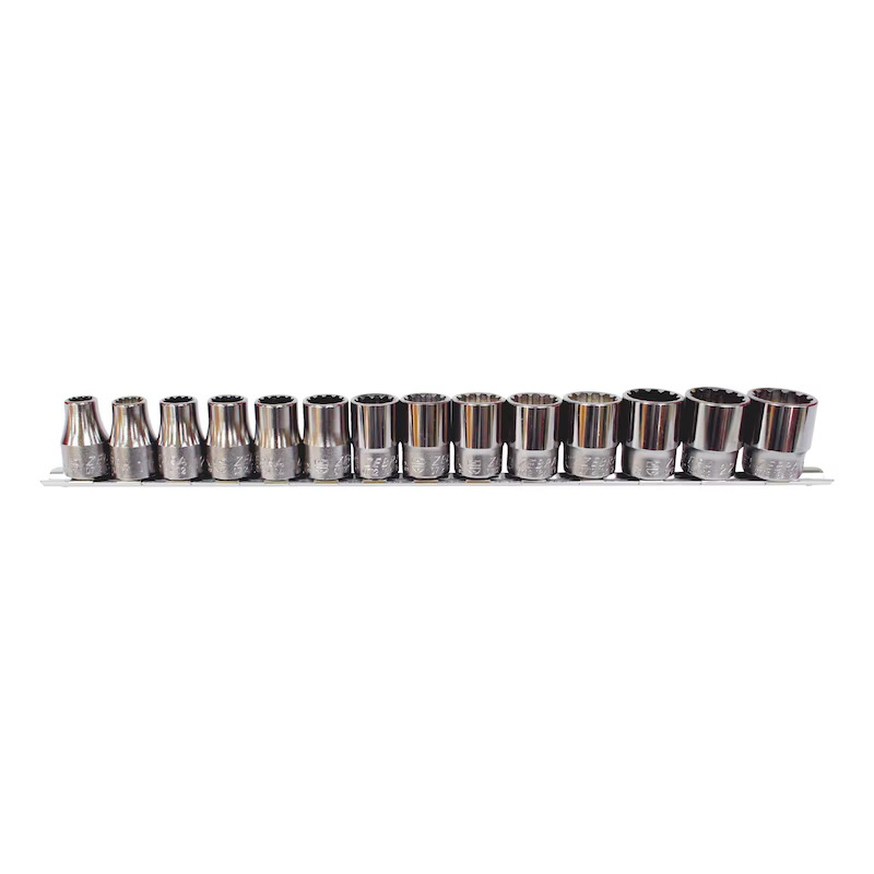 Set çelësash kokë-mbajtës-1/2"-Zebra-Multi-14copë