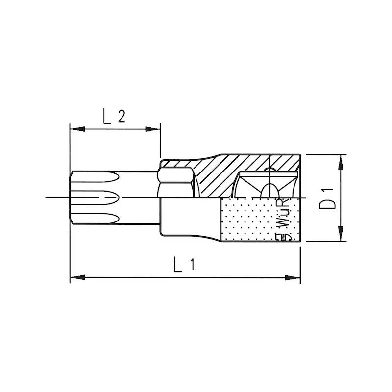 Çelës kokë-TX-1/2"