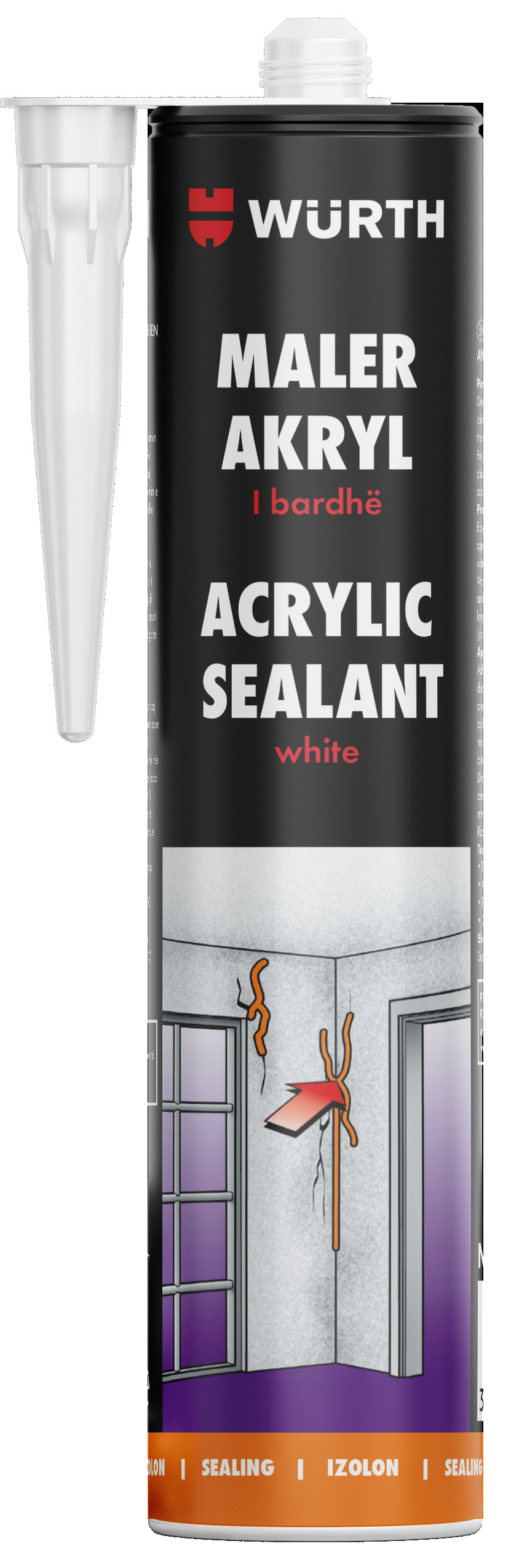 Akryl BLACK EDITION-bardhë-280ml