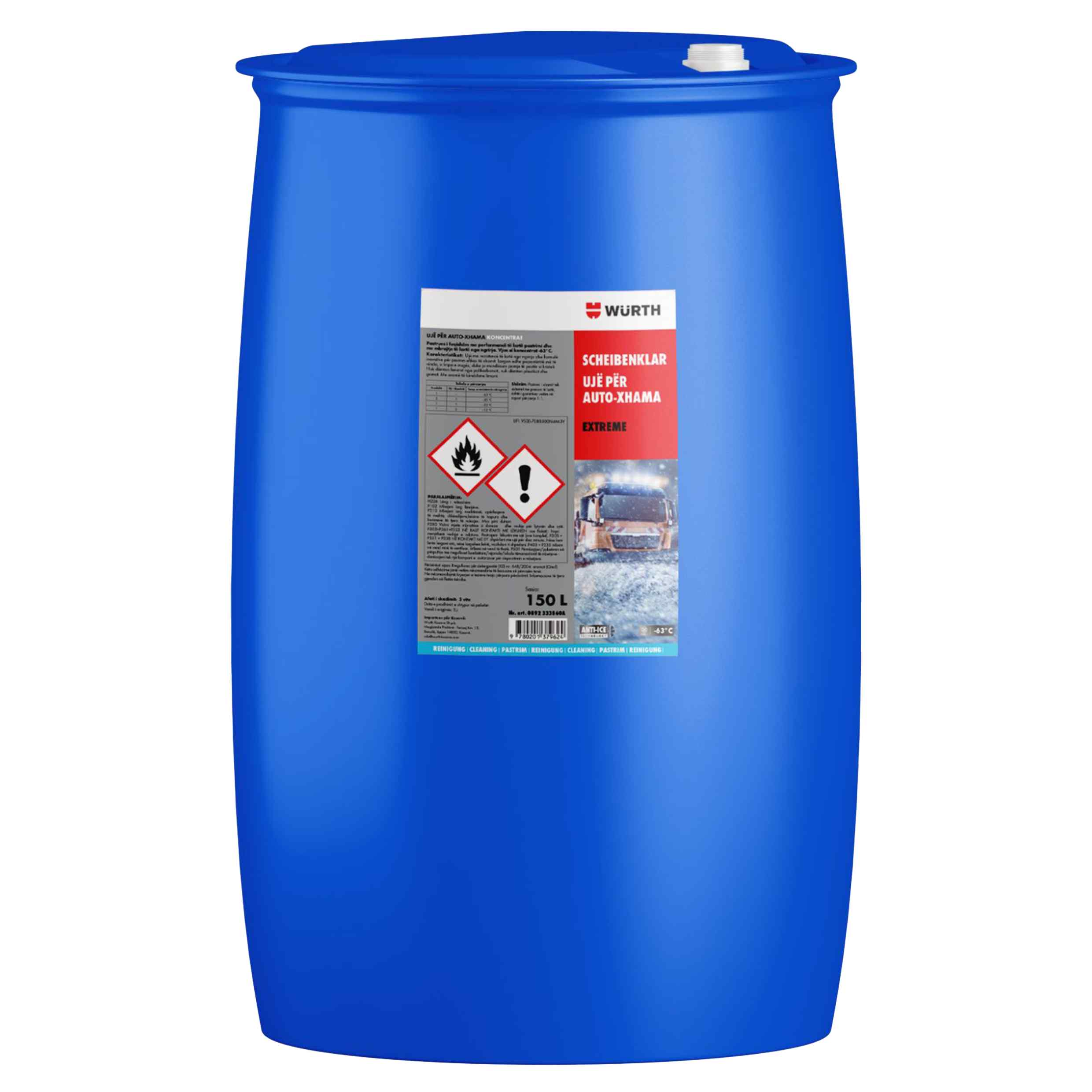 Ujë për auto xhama-koncentrat(-63C)-208L