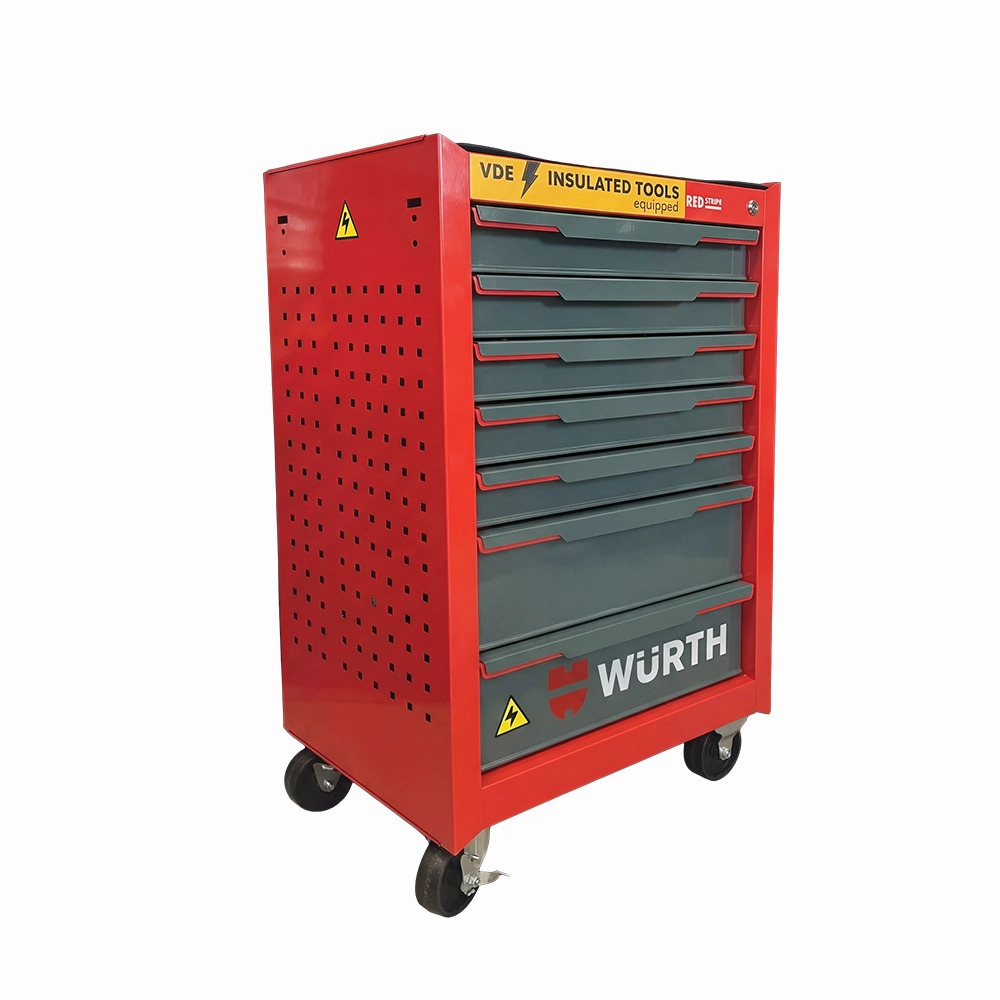 Karrocë me vegla-REDSTRIPE VDE-STANDARD-8.4–118cp.