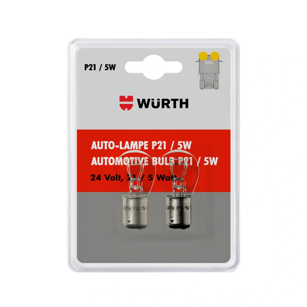 Poç-P21-5W-24V-BAY15D-Blister-2copë