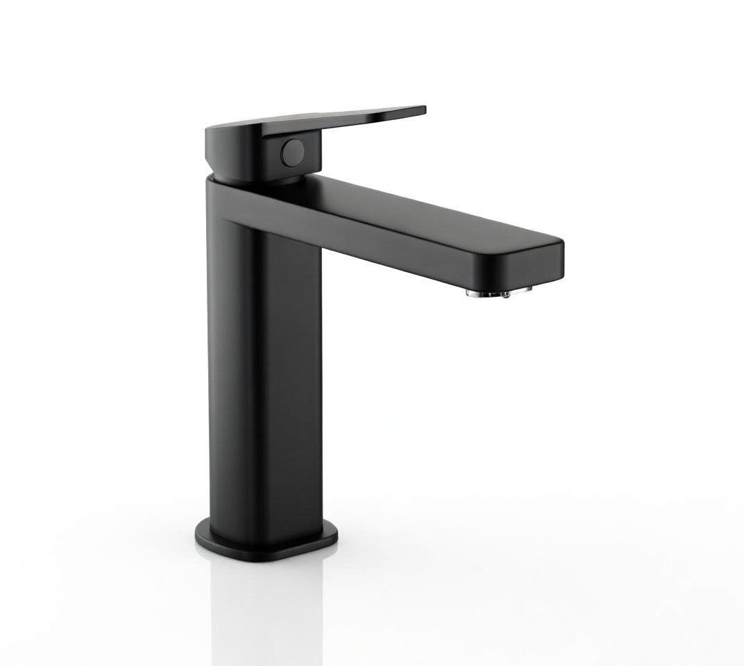 Rubinetë për lavaman-WISLA-MatteBlack-25mm-15cm(VI