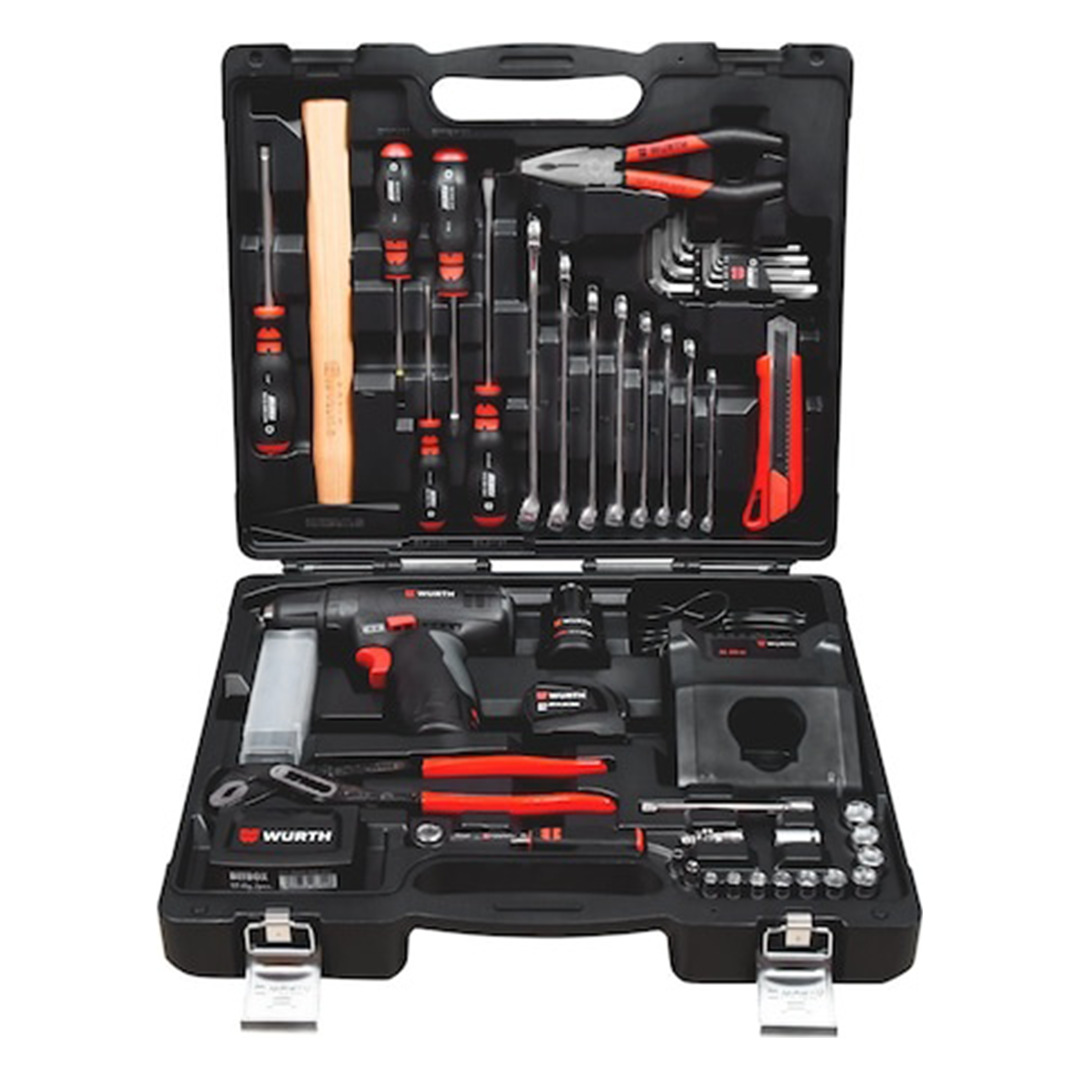 Set me vegla + vidhuese 18V/2X2Ah + mbushës