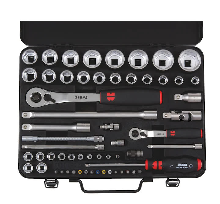 Set çelësa-kokë arpioni-(1/4-1/2")-59copë