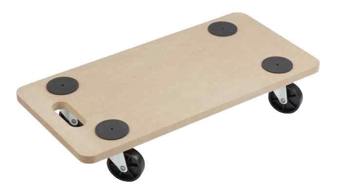 Platformë me rrota-MDF-PP-200kg-59x29cm