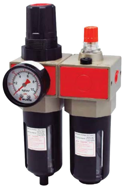 Pajisje për filtrimin e ajrit të kompresuar+manometer+vaj 1/2"