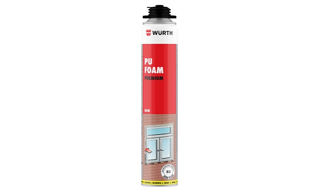 Shkumë 1K poliuretani për montim për pistole-750ml