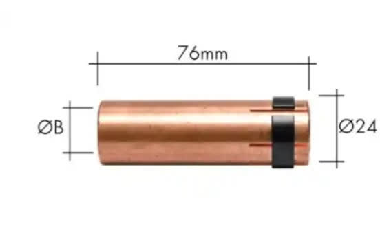 MB26KD/501D pipëz gazi, konike, fi.16 mm