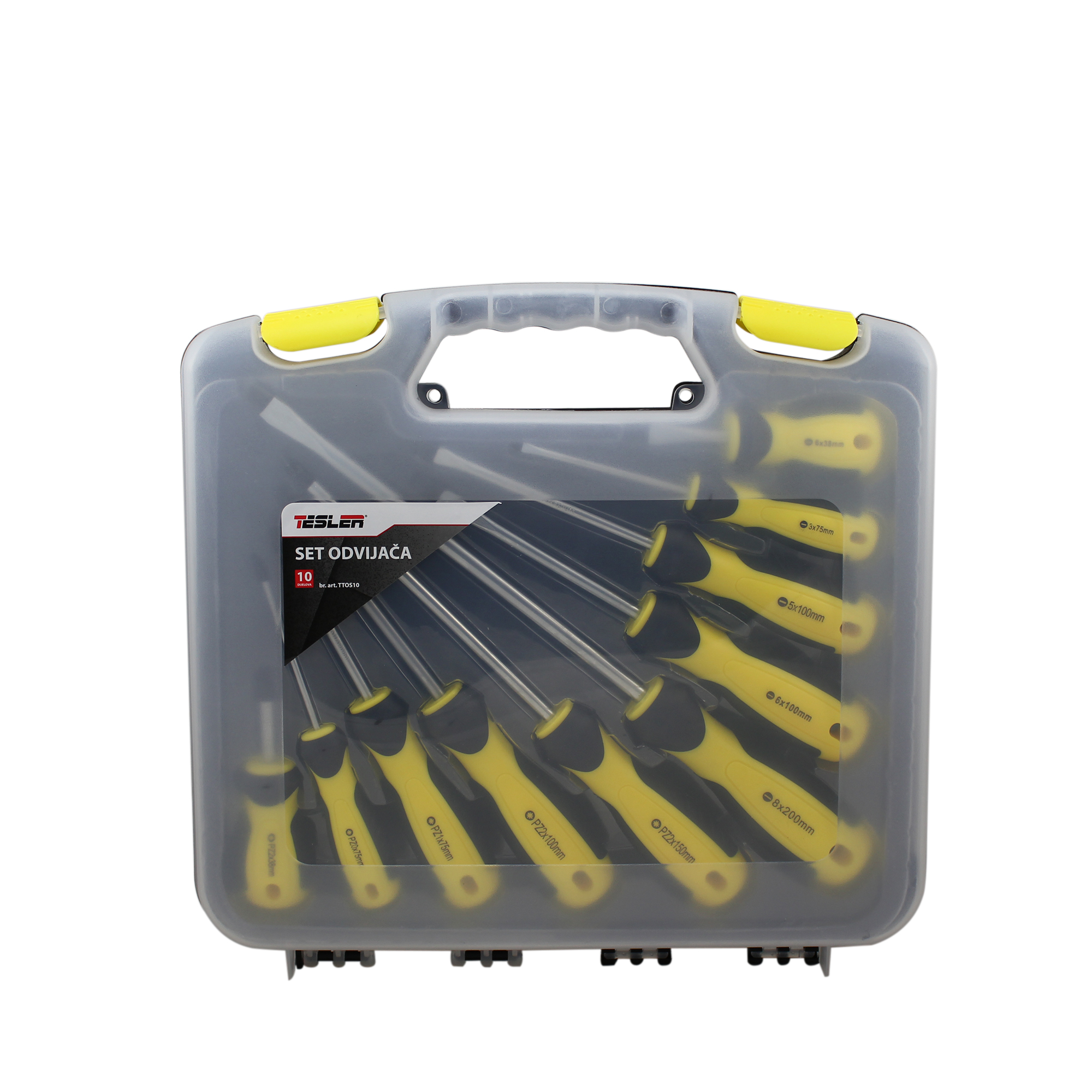 Set i kaçavidave-TESLER-2K-çelik CrV-PH/PZ-10copë