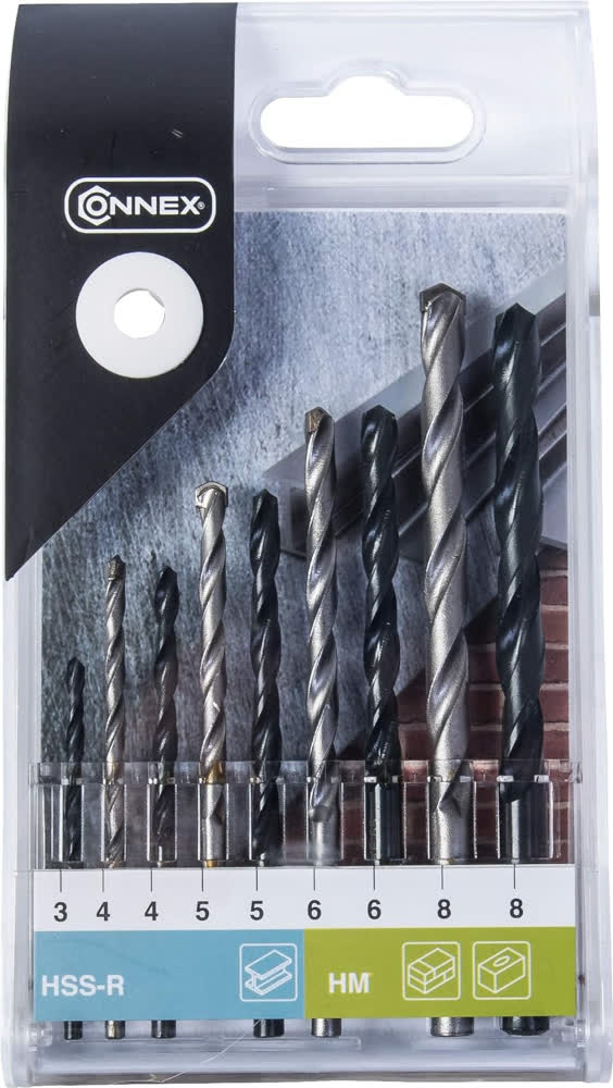 Set turjela-MIX-HSS-CONNEX-SB-5xHSS-4xBeton-3-8mm