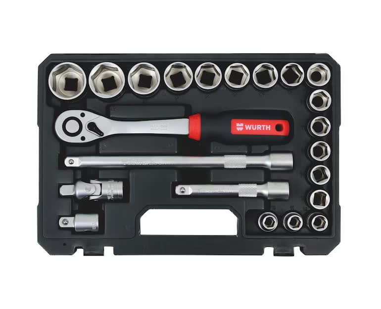 Set çelësa kokë arpioni-RS-6k.-1/2"-22copë