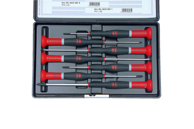 Set Kaçavidash për punë precize-MIN/PLUS-ZEBRA-7copë